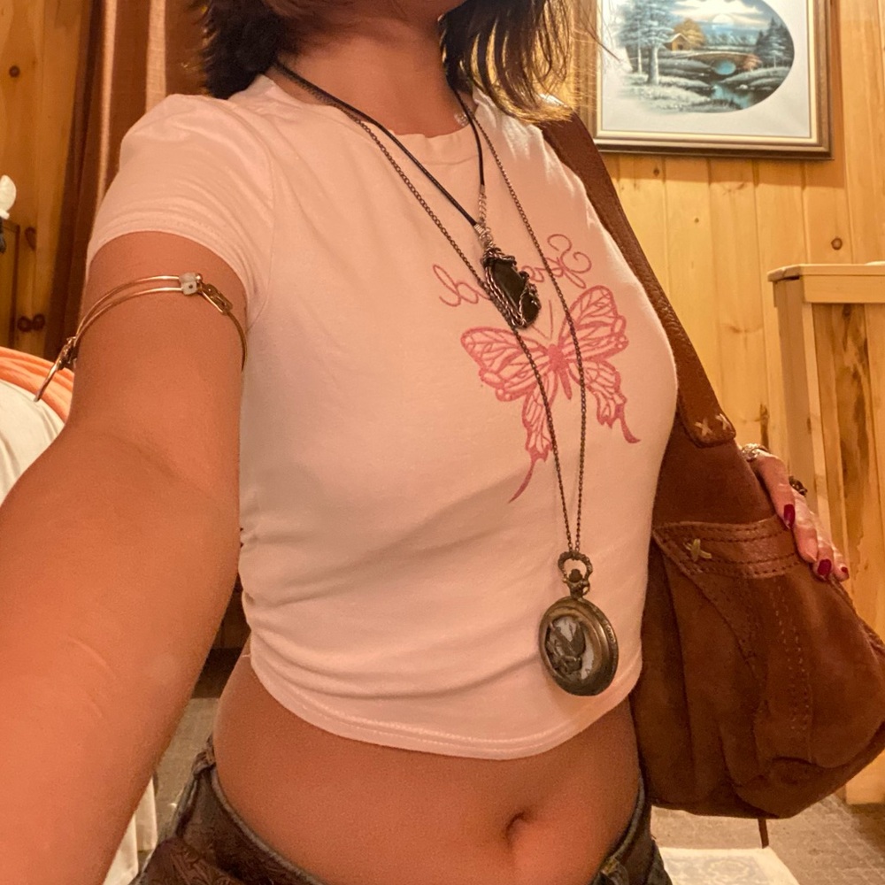 pink tops y2k